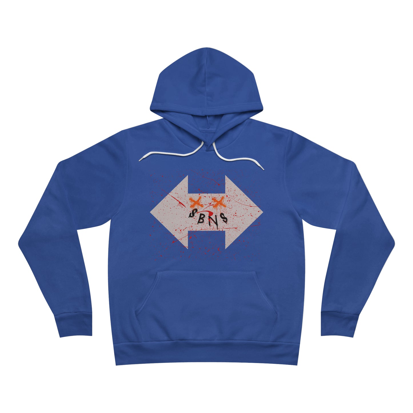 Unisex Sponge Fleece Pullover Hoodie True Royal