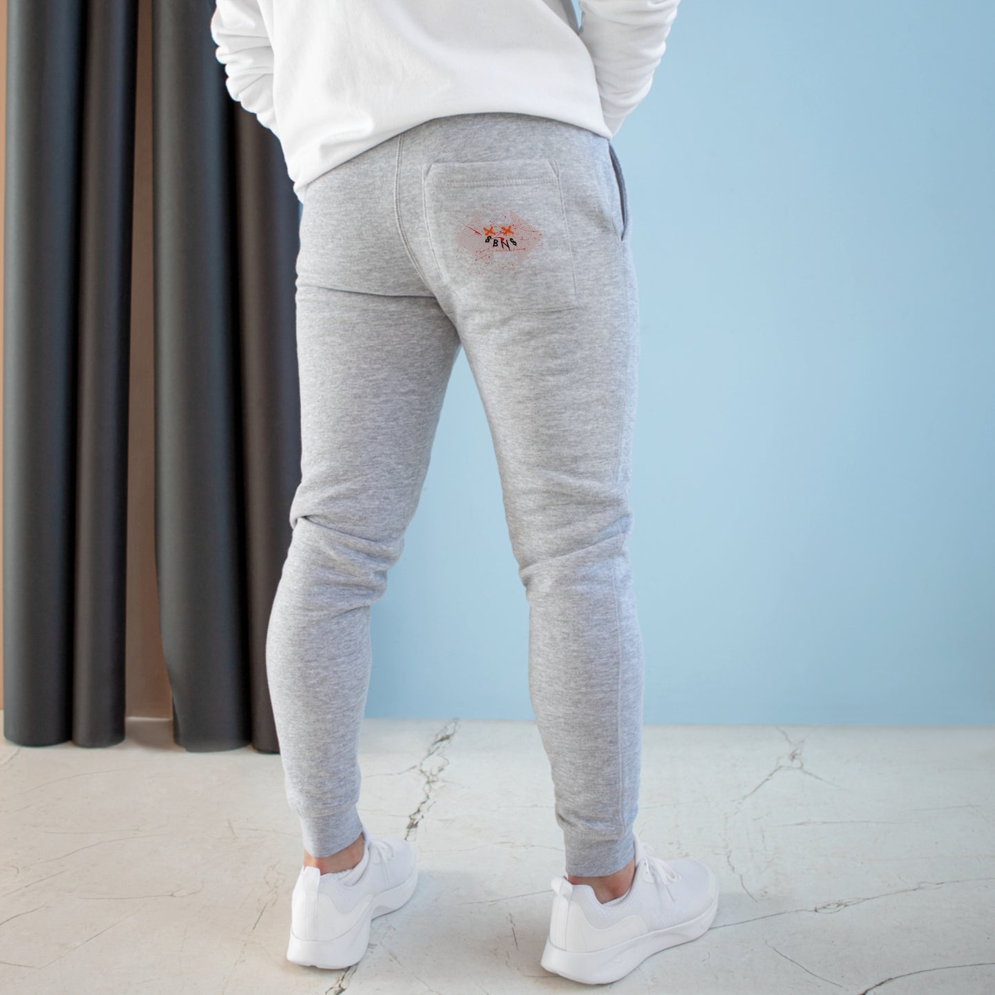 Unisex Fleece Joggers Heather Grey