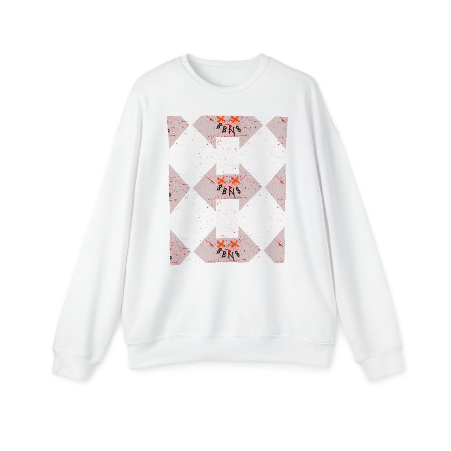 Unisex Drop Shoulder Sweatshirt White
