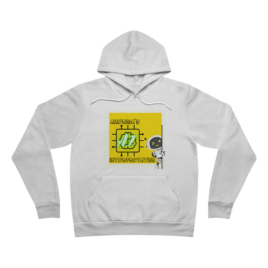 Unisex Sponge Fleece Pullover Hoodie White