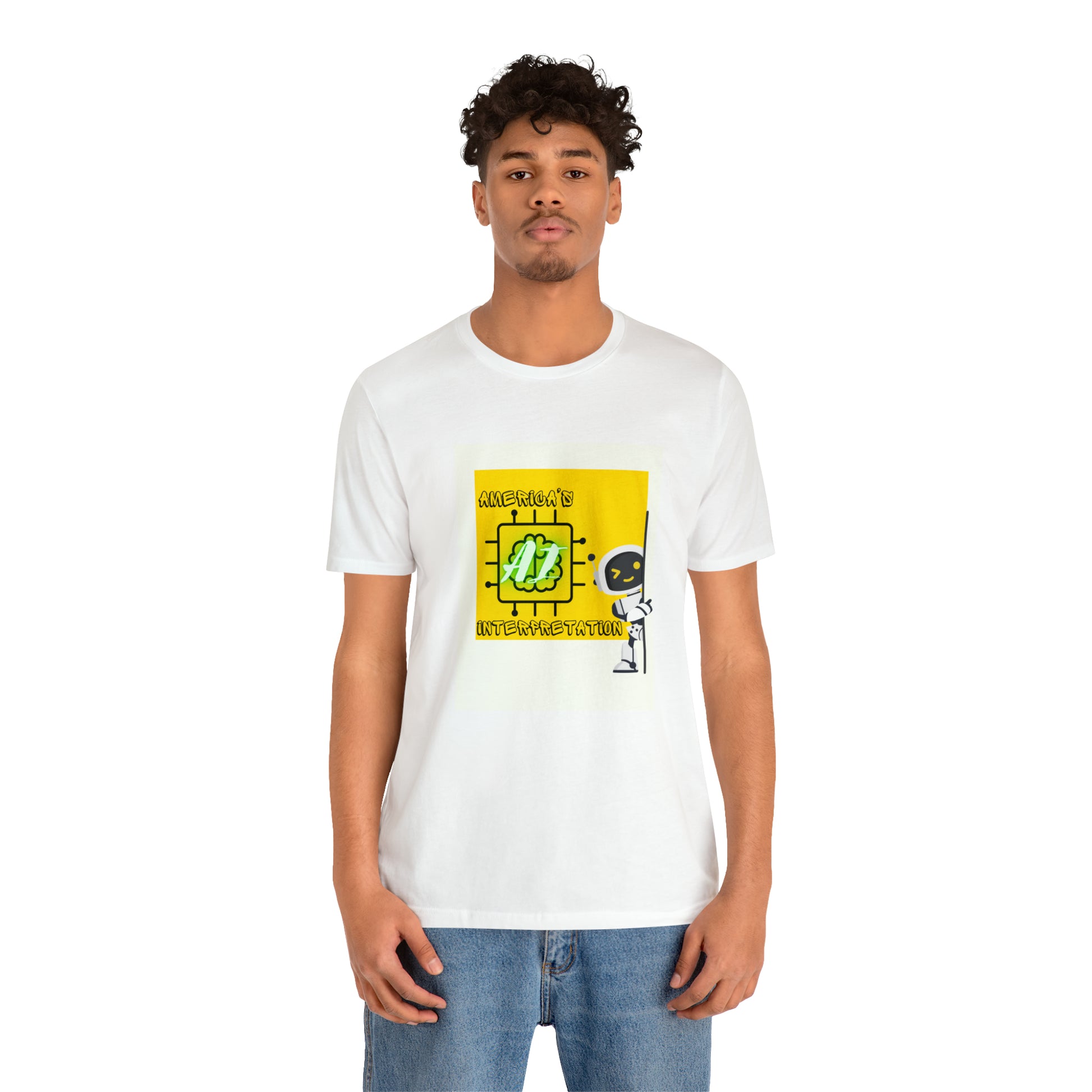 Unisex Jersey Short Sleeve Tee White