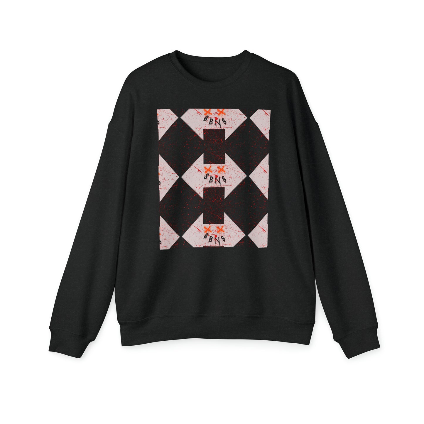 Unisex Drop Shoulder Sweatshirt Black