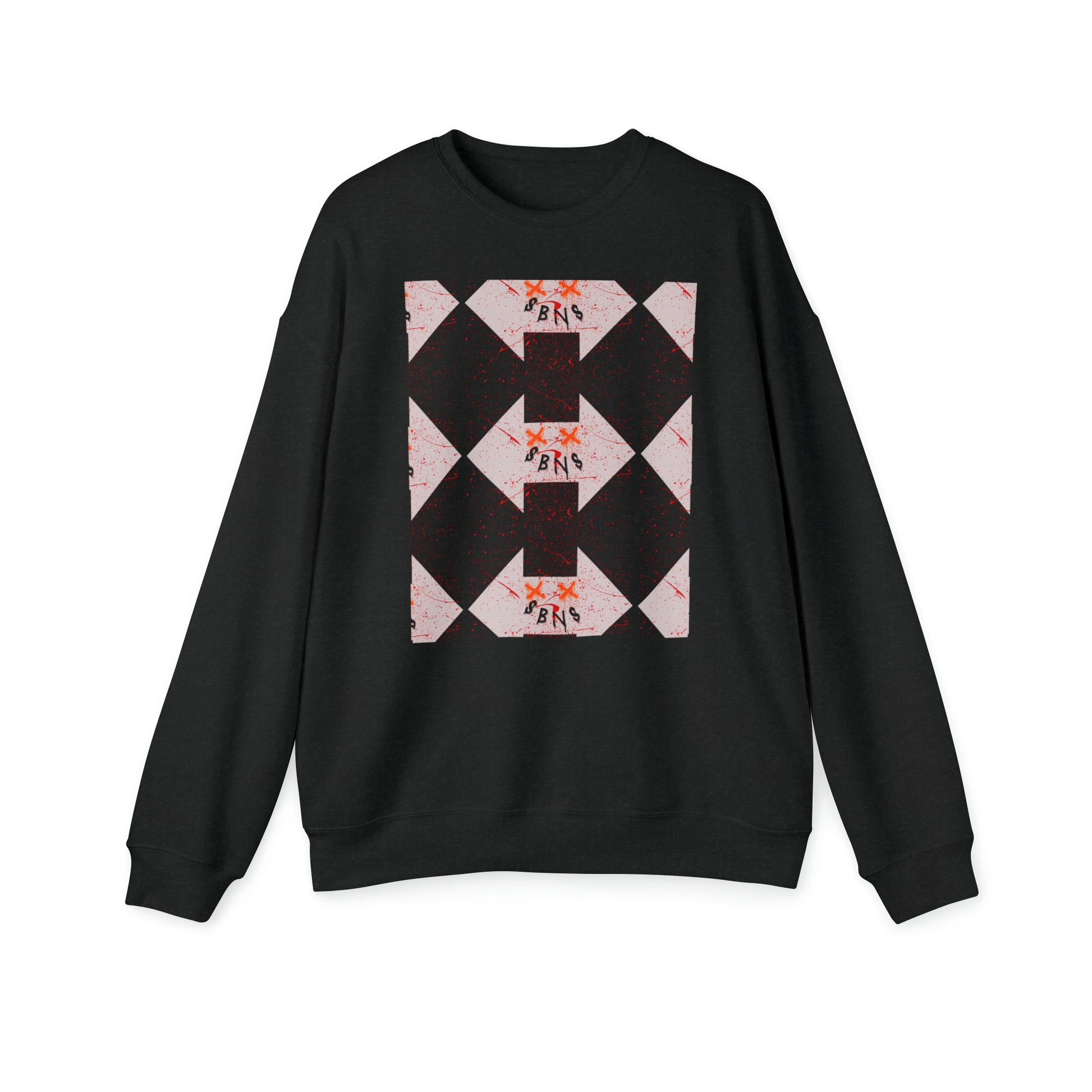 Unisex Drop Shoulder Sweatshirt Black
