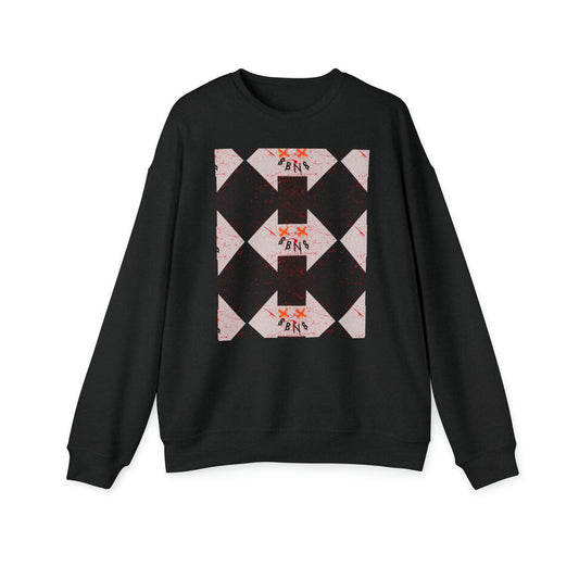 Unisex Drop Shoulder Sweatshirt Black
