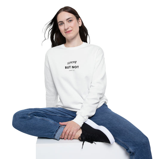 Unisex Drop Shoulder Sweatshirt White