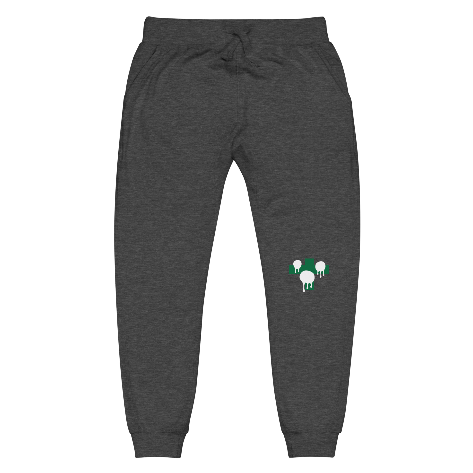 Unisex fleece sweatpants Charcoal Heather