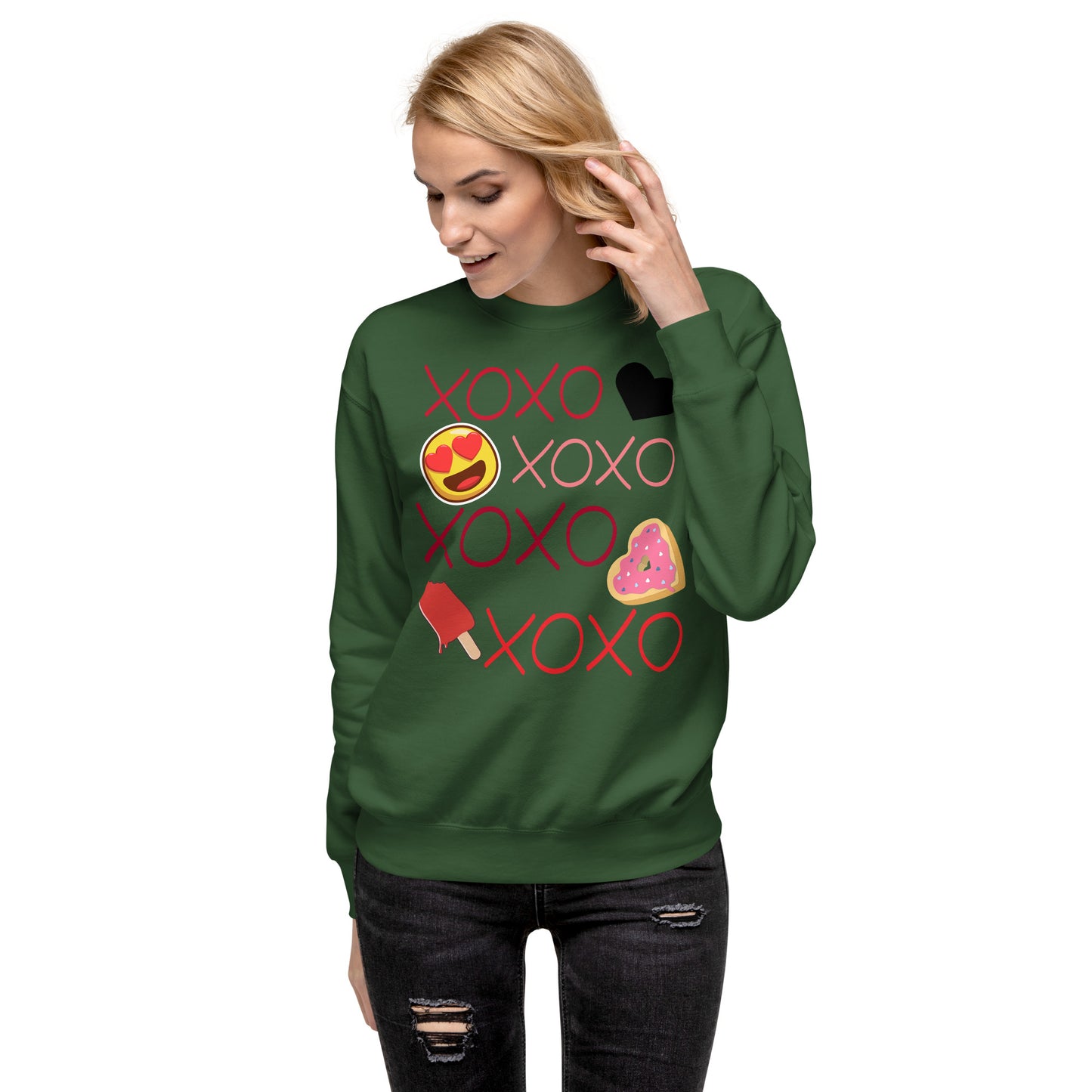 Unisex Premium Sweatshirt Forest Green