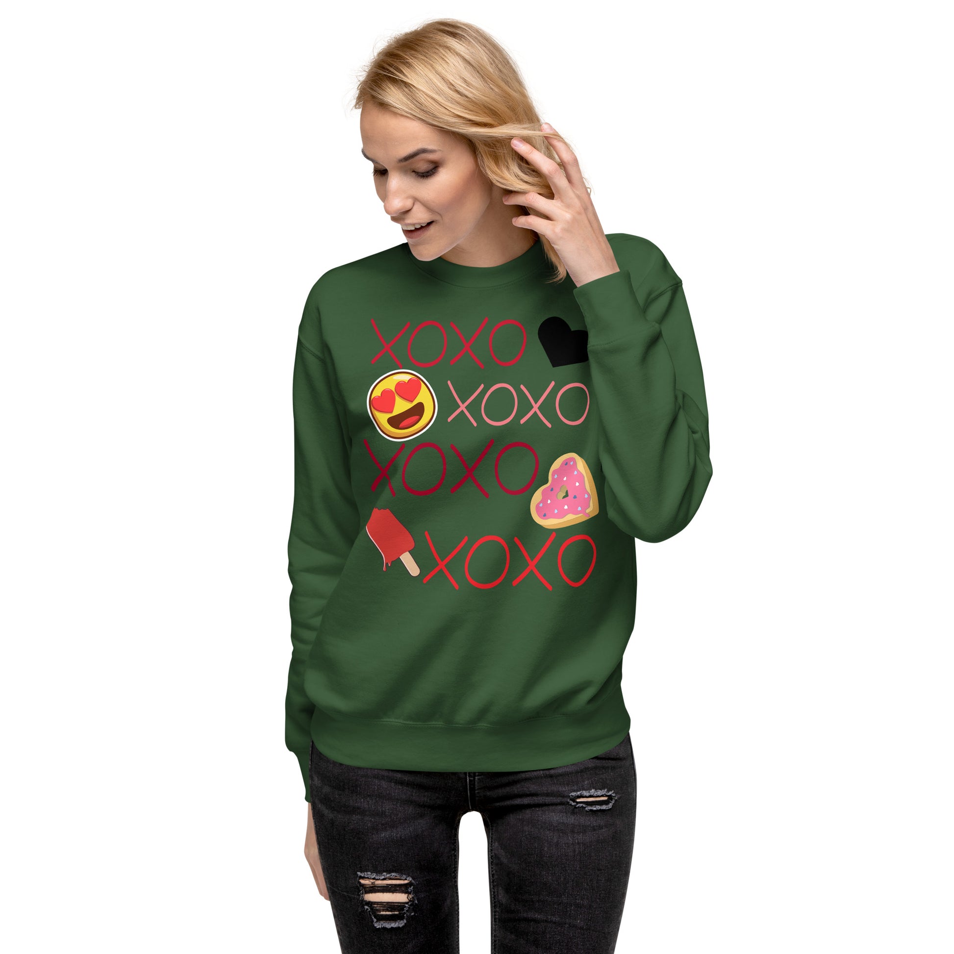 Unisex Premium Sweatshirt Forest Green
