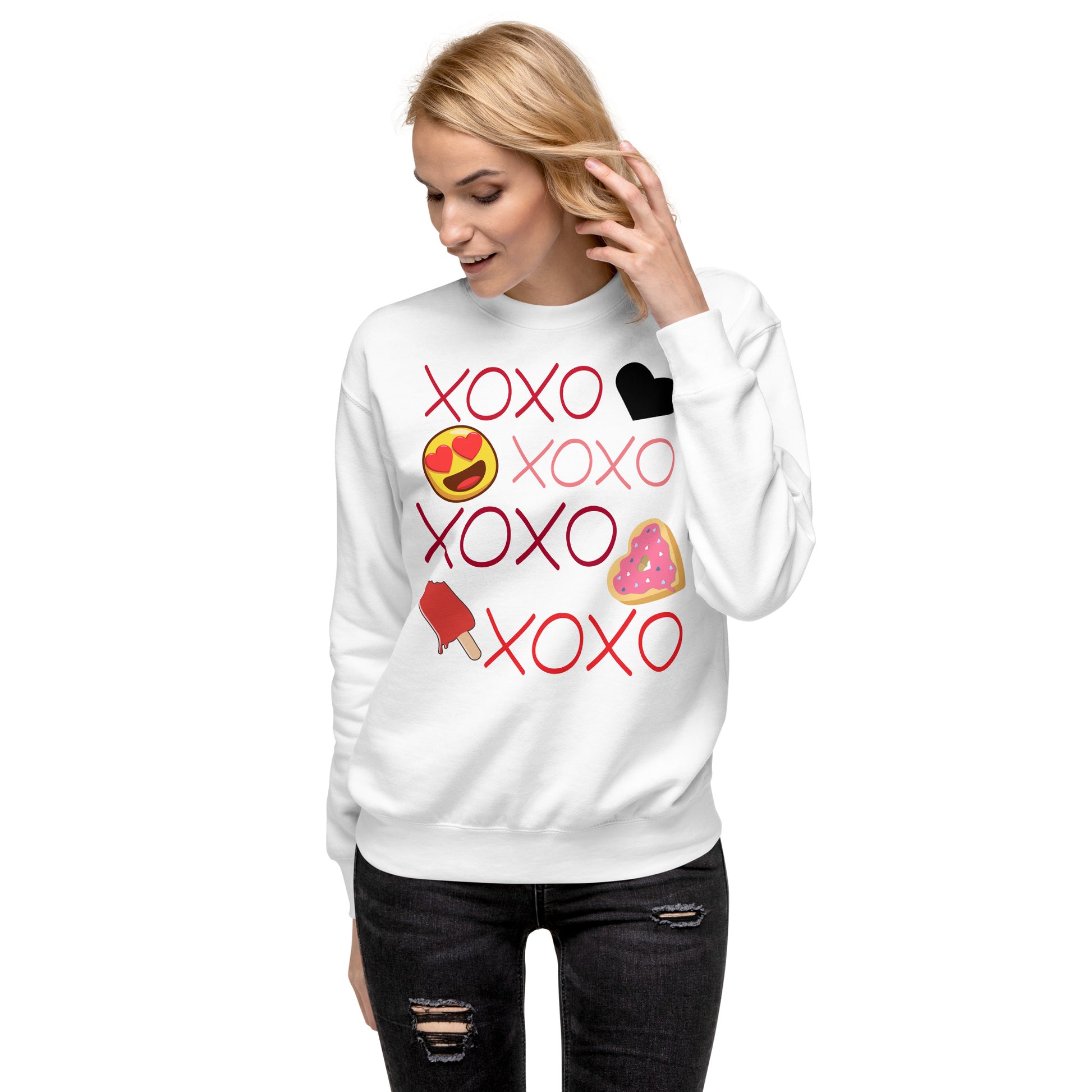 Unisex Premium Sweatshirt White